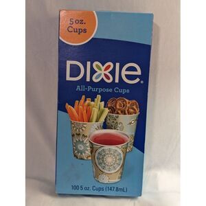 VTG Dixie 5oz‎ cups, 100 count.